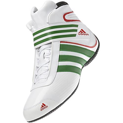 Adidas Kart XLT Shoe White/Green/Red UK 9.5