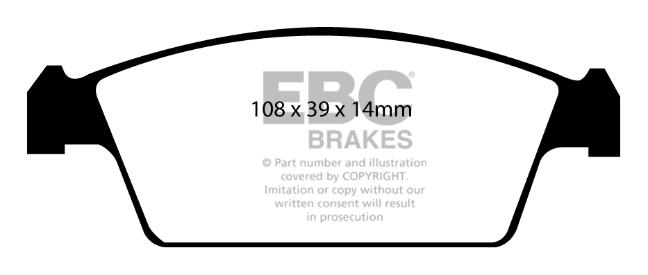 DP1301 - EBC Brake Pads - Ultimax