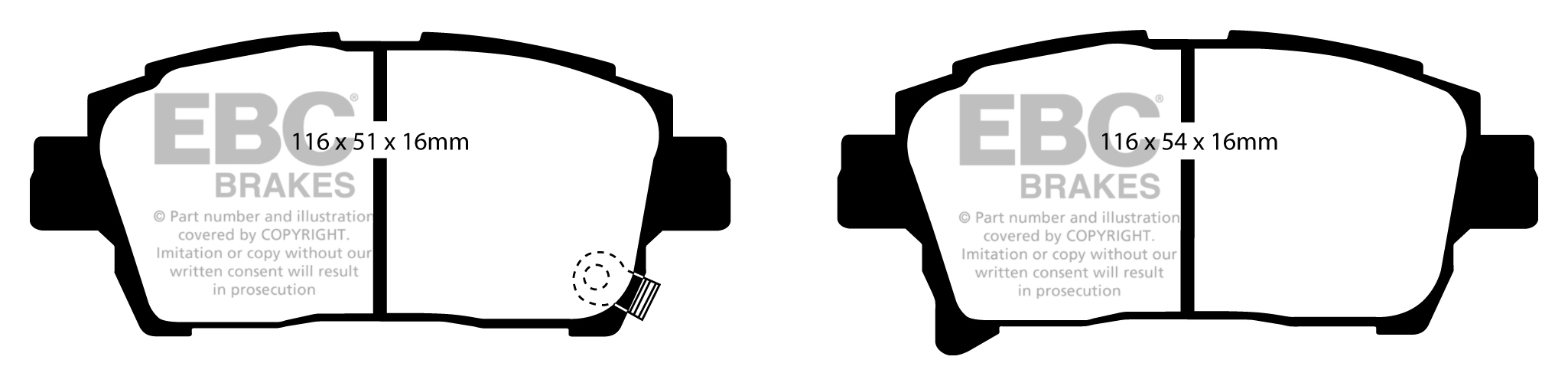 EBC Brake Pads - Ultimax