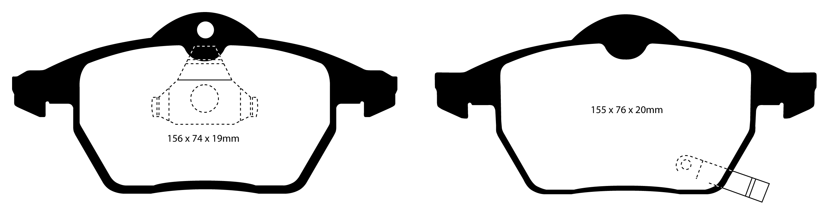 EBC Brake Pads - Green Stuff