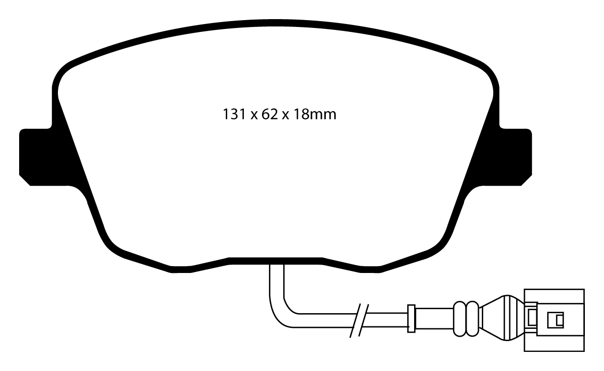 DP21479 - EBC Brake Pads - Green Stuff