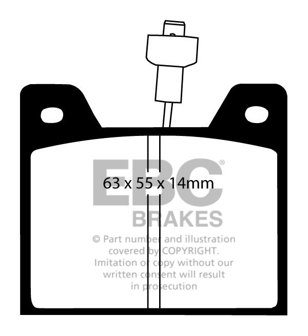 DP292 - EBC Brake Pads - Ultimax