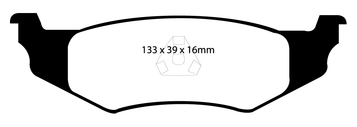 EBC Brake Pads - Red Stuff