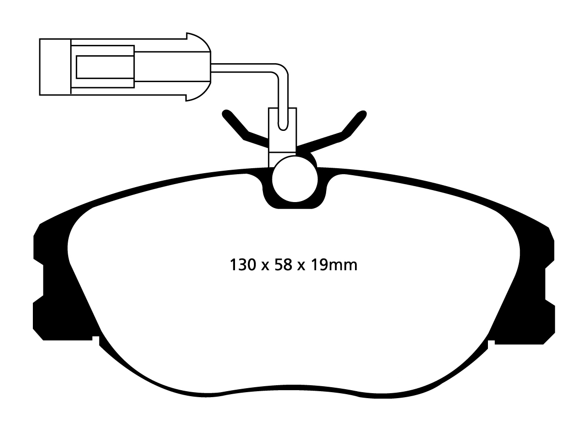 EBC Brake Pads - Red Stuff