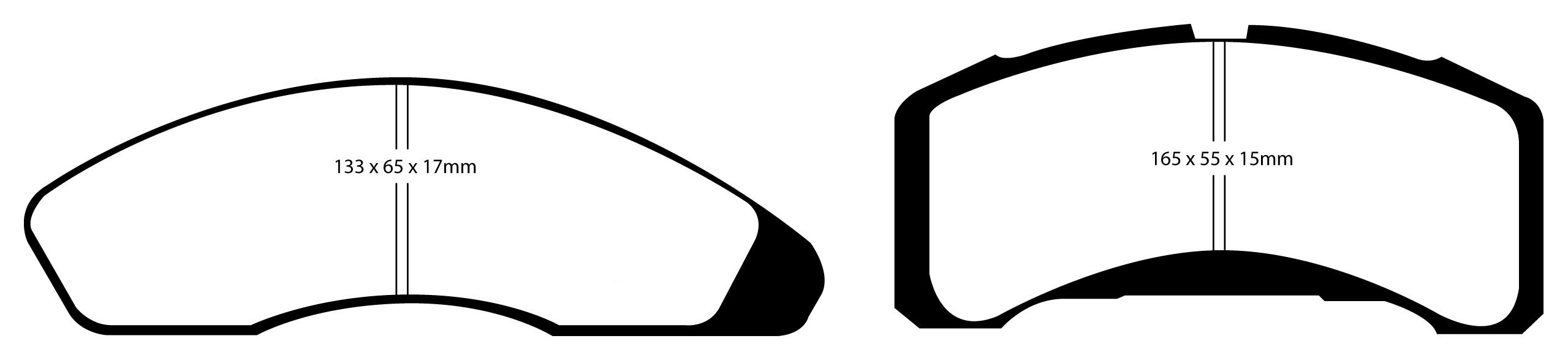 EBC Brake Pads - Red Stuff