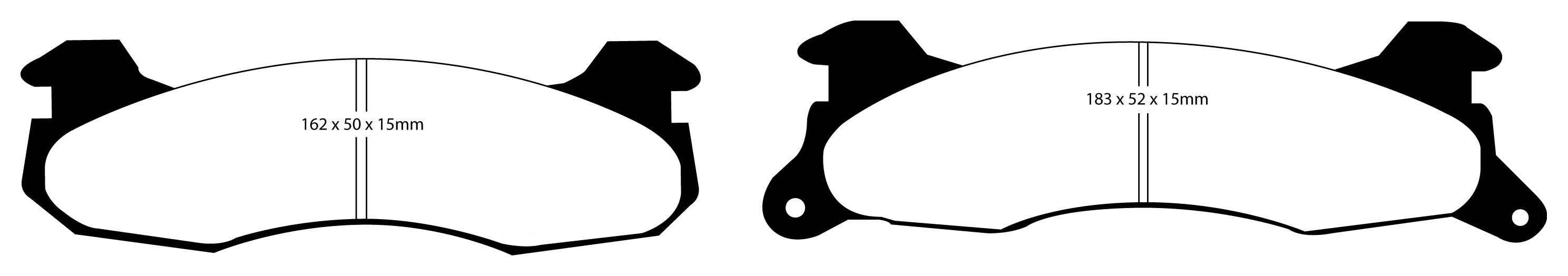 EBC Brake Pads - Red Stuff