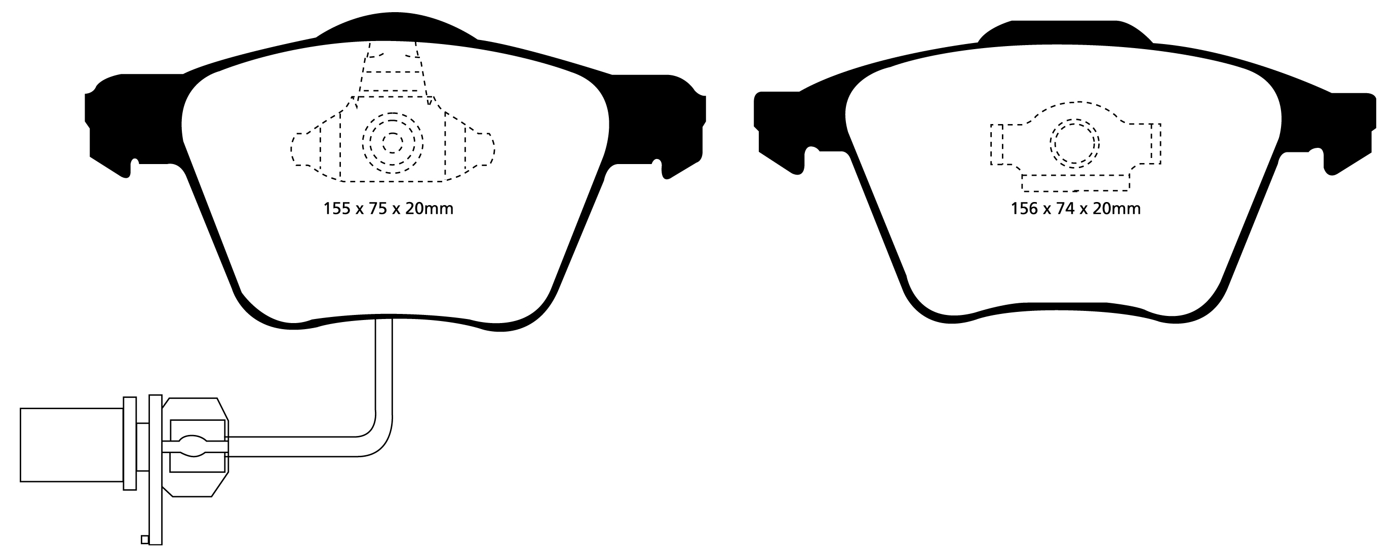 EBC Brake Pads - Red Stuff