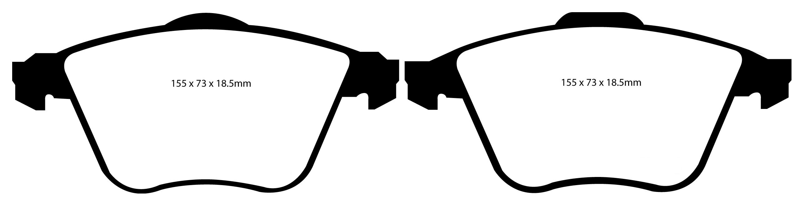 EBC Brake Pads - Red Stuff