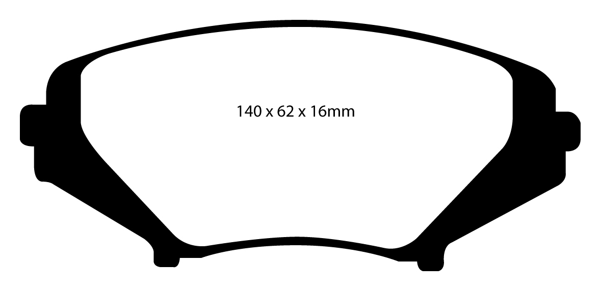 EBC Brake Pads - Red Stuff