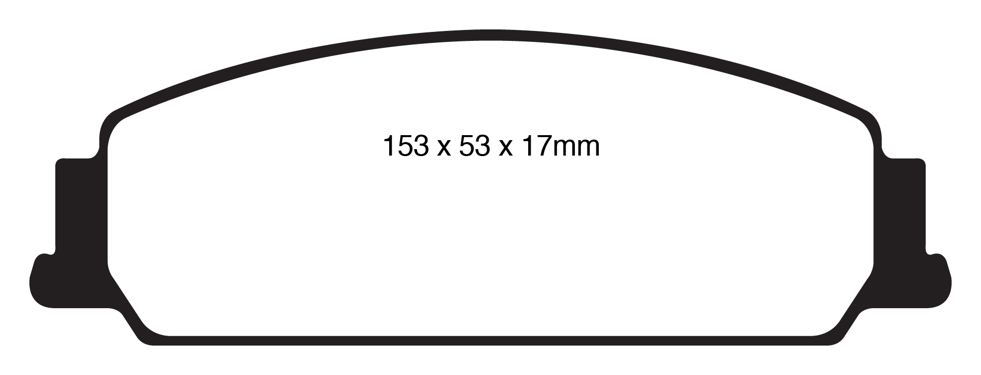 DP31833C - EBC Brake Pads - Red Stuff