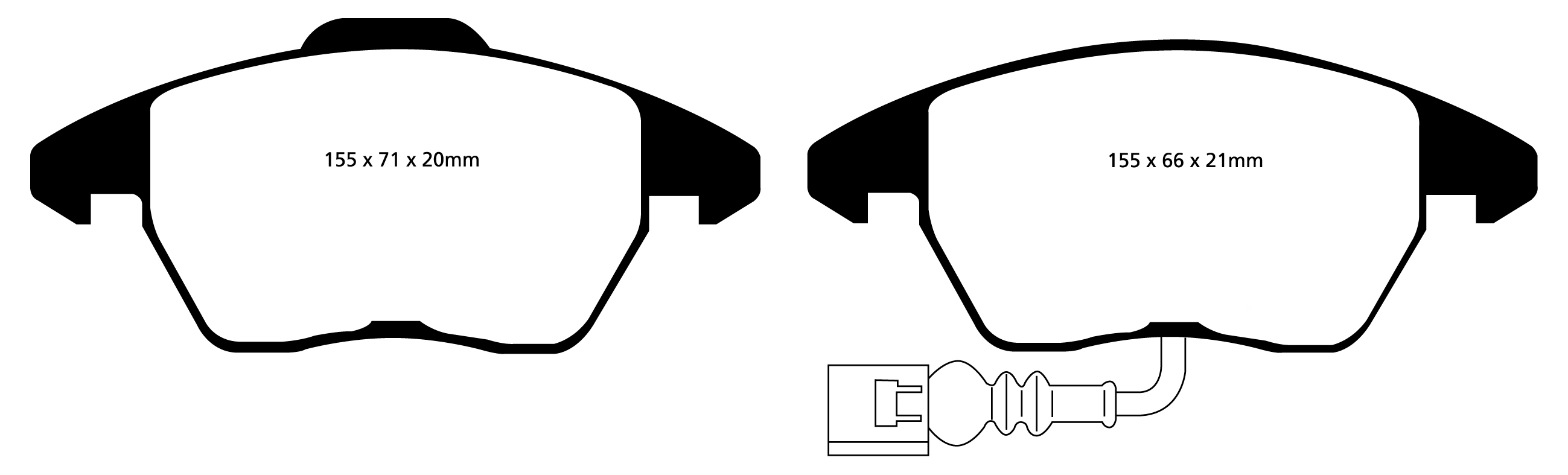 DP31945C - EBC Brake Pads - Red Stuff