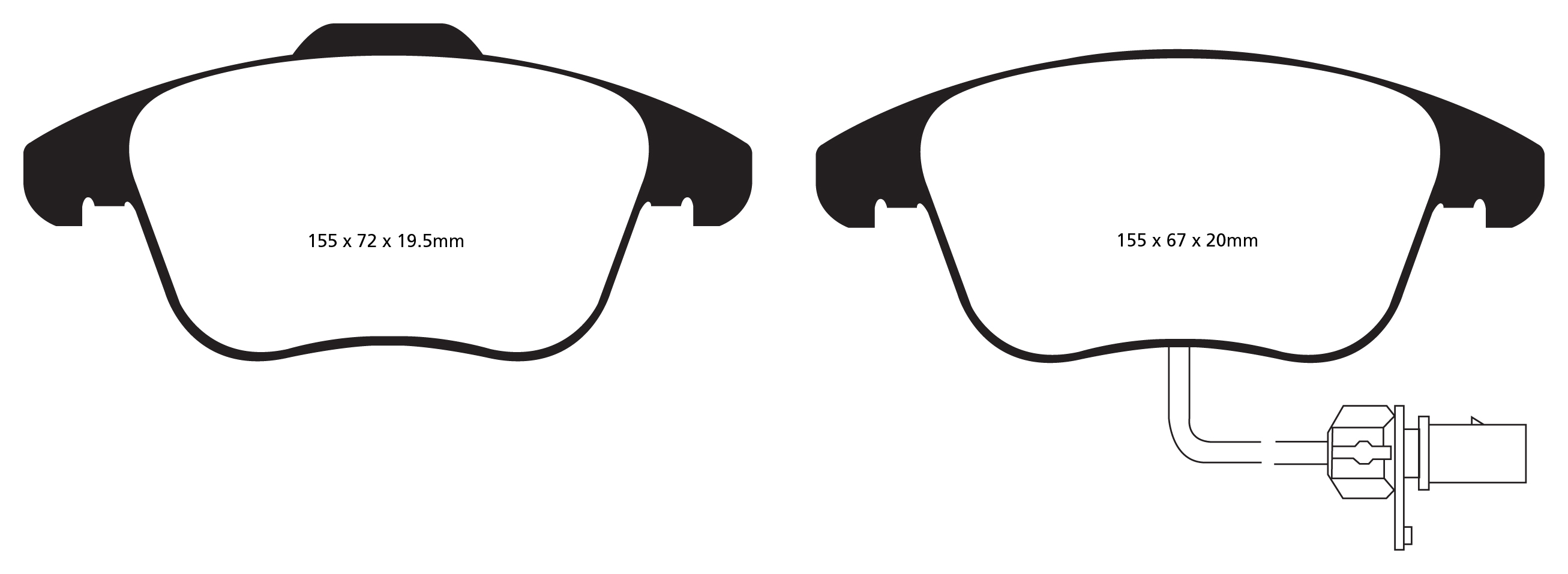 DP31998C - EBC Brake Pads - Red Stuff