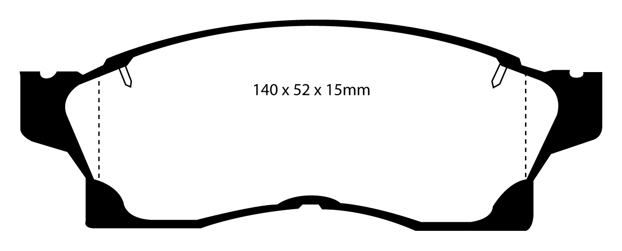 DP3936C - EBC Brake Pads - Red Stuff