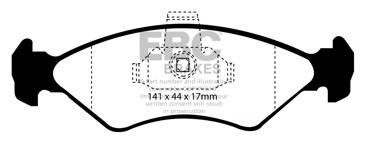 EBC Brake Pads - Yellow Stuff