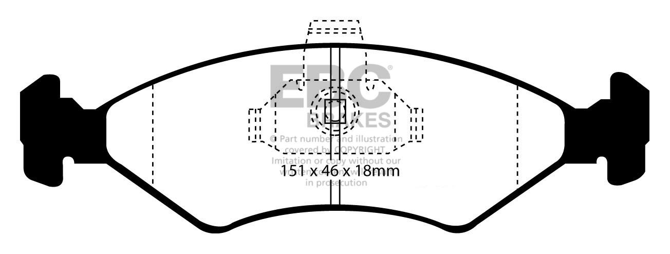 EBC Brake Pads - Yellow Stuff