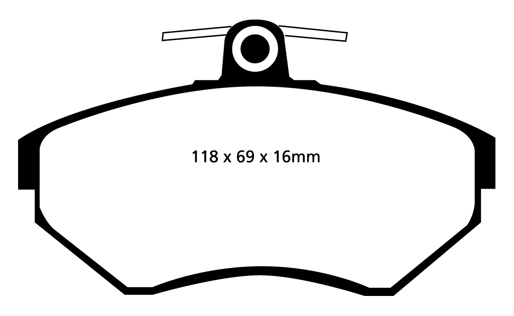 EBC Brake Pads - Yellow Stuff