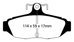 EBC Brake Pads - Yellow Stuff