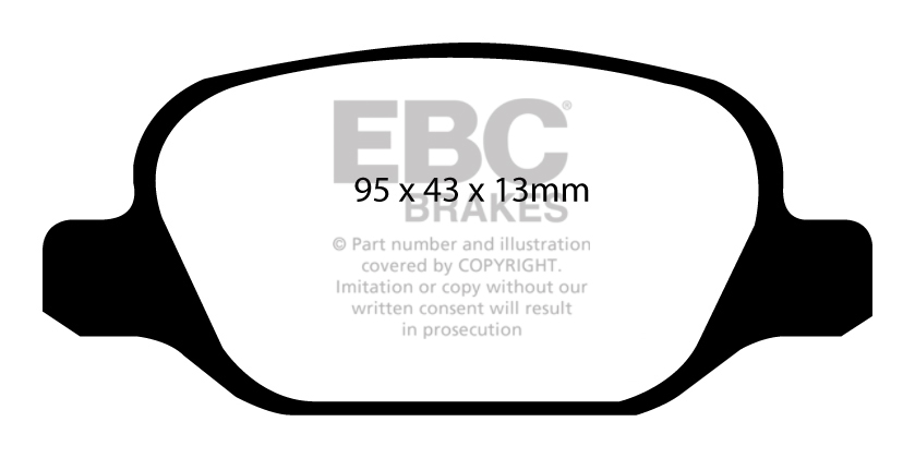 EBC Brake Pads - Yellow Stuff