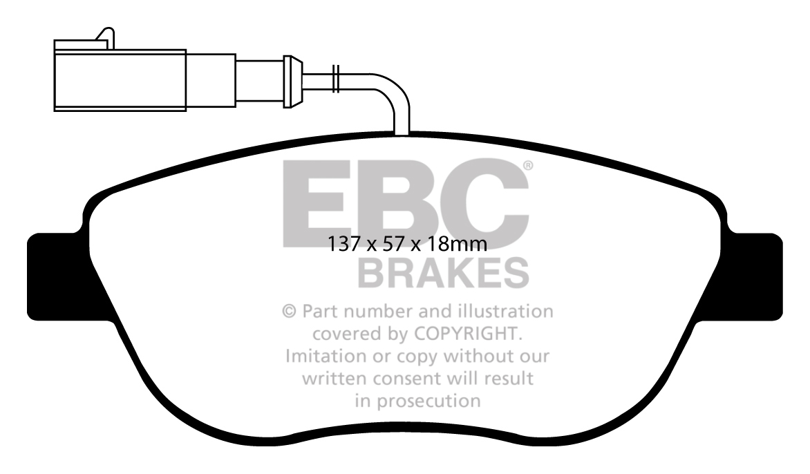 EBC Brake Pads - Yellow Stuff