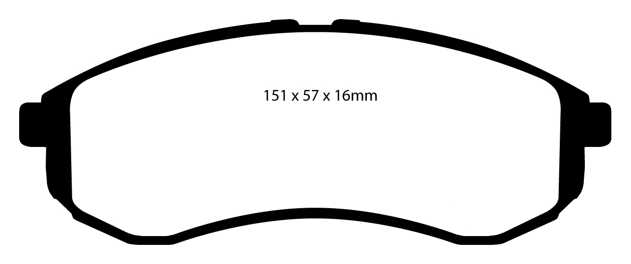 EBC Brake Pads - Yellow Stuff