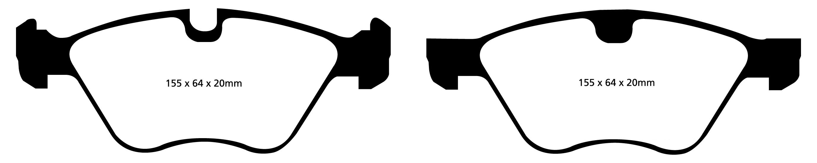 EBC Brake Pads - Yellow Stuff