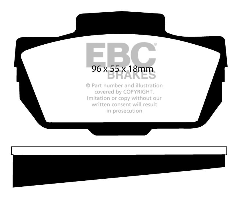 EBC Brake Pads - Yellow Stuff