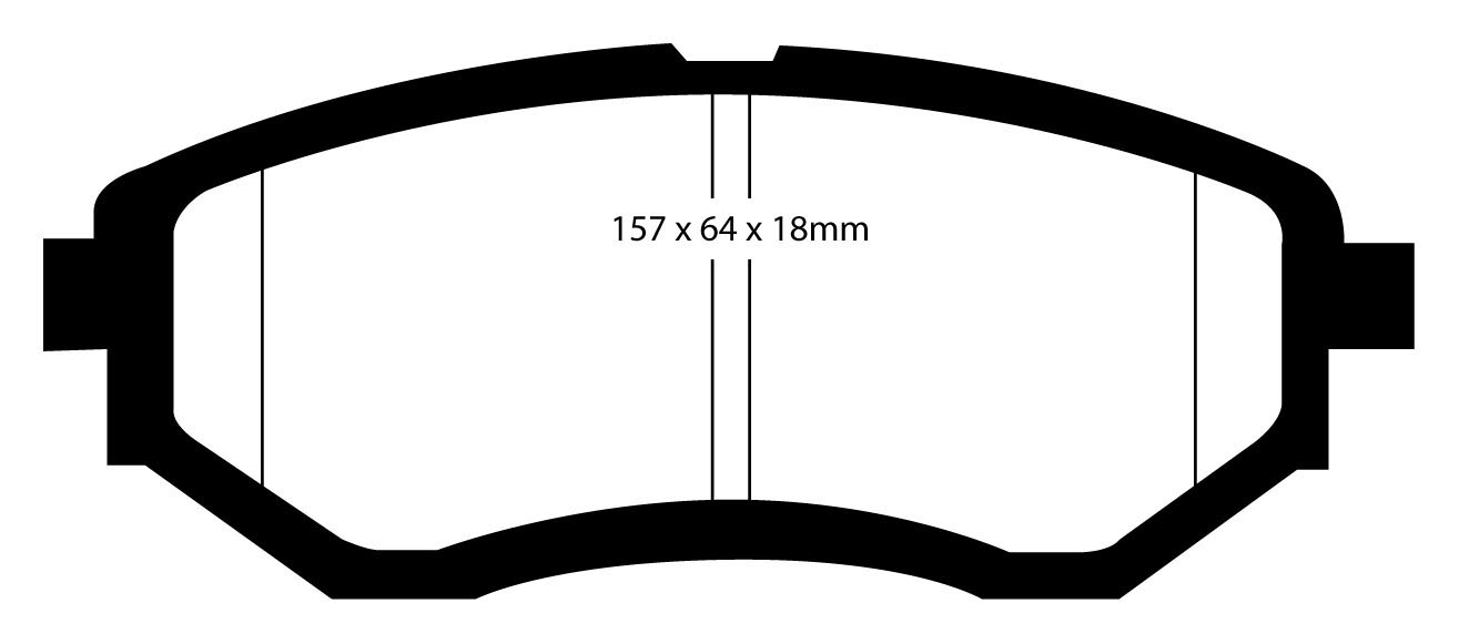 EBC Brake Pads - Yellow Stuff
