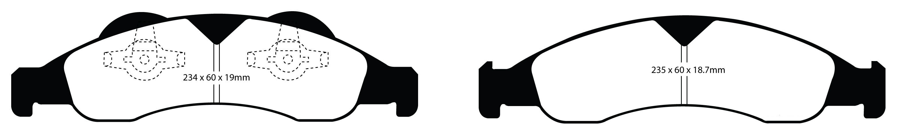 EBC Brake Pads - Yellow Stuff