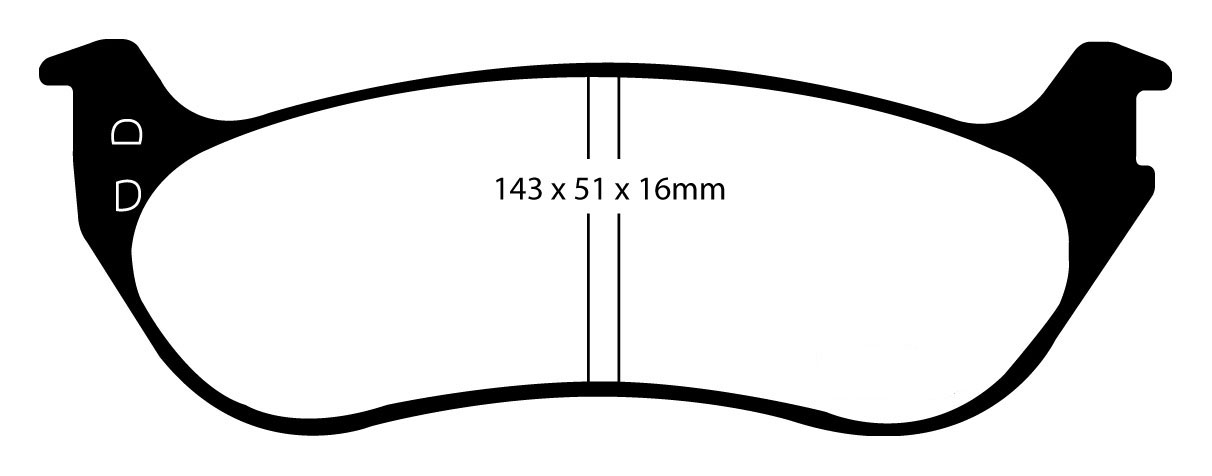 EBC Brake Pads - Yellow Stuff