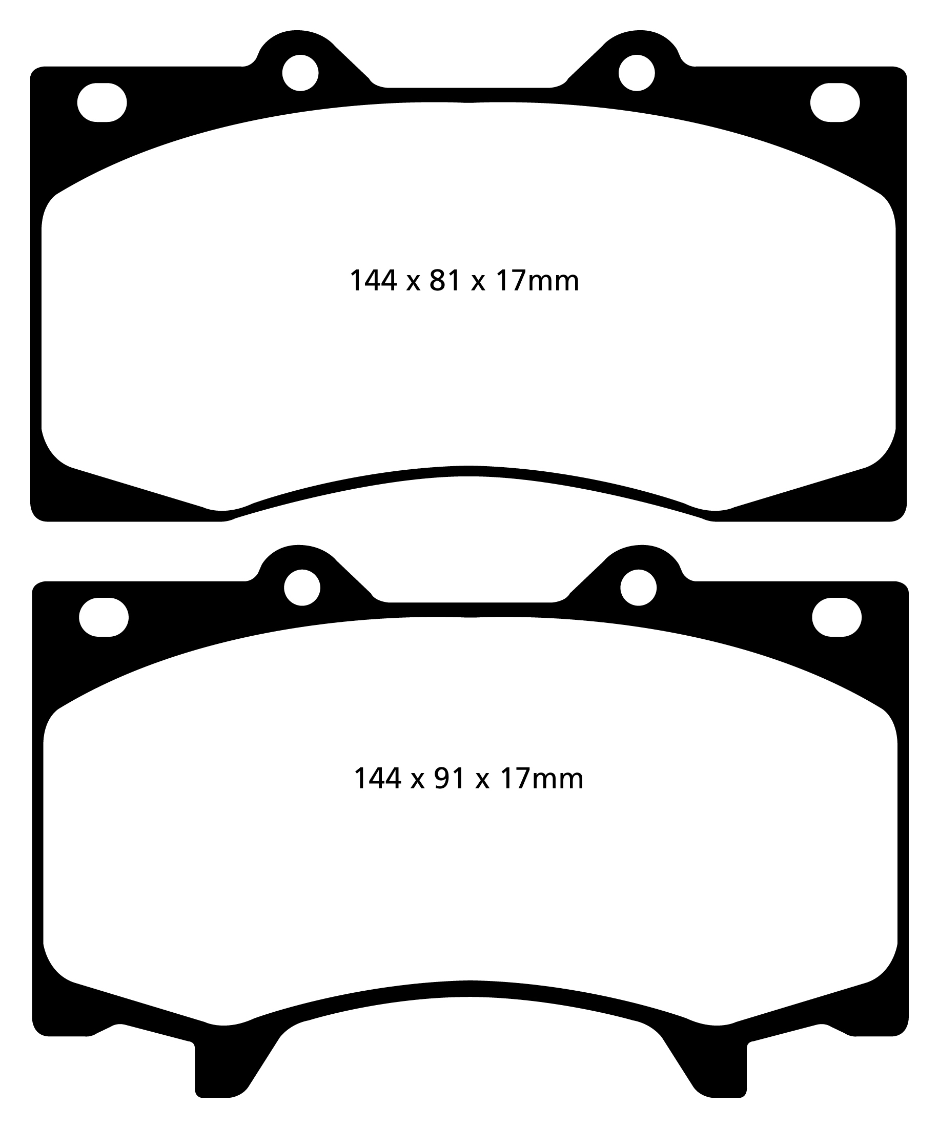 EBC Brake Pads - Yellow Stuff