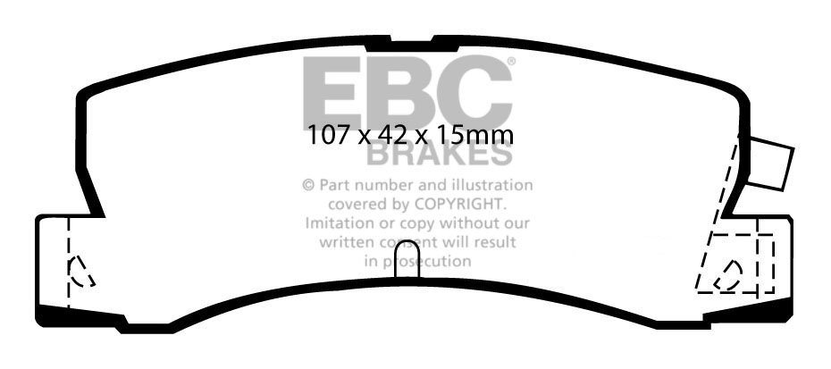 EBC Brake Pads - Yellow Stuff