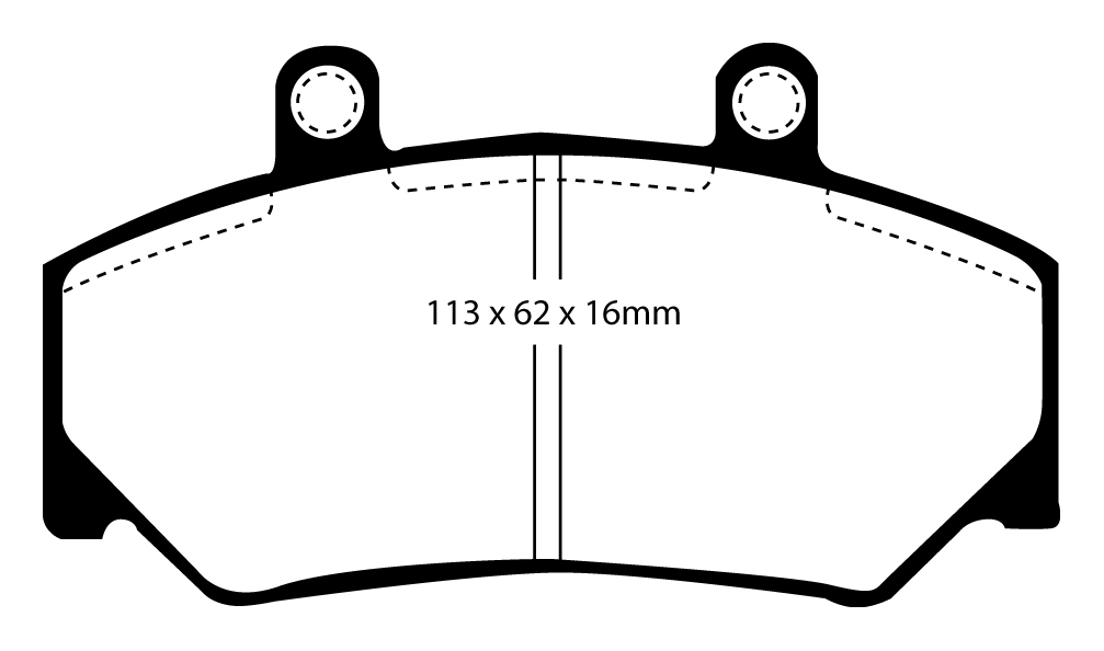 EBC Brake Pads - Yellow Stuff