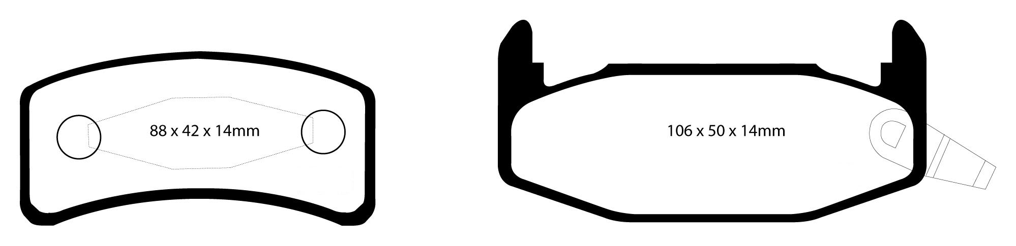 EBC Brake Pads - Yellow Stuff