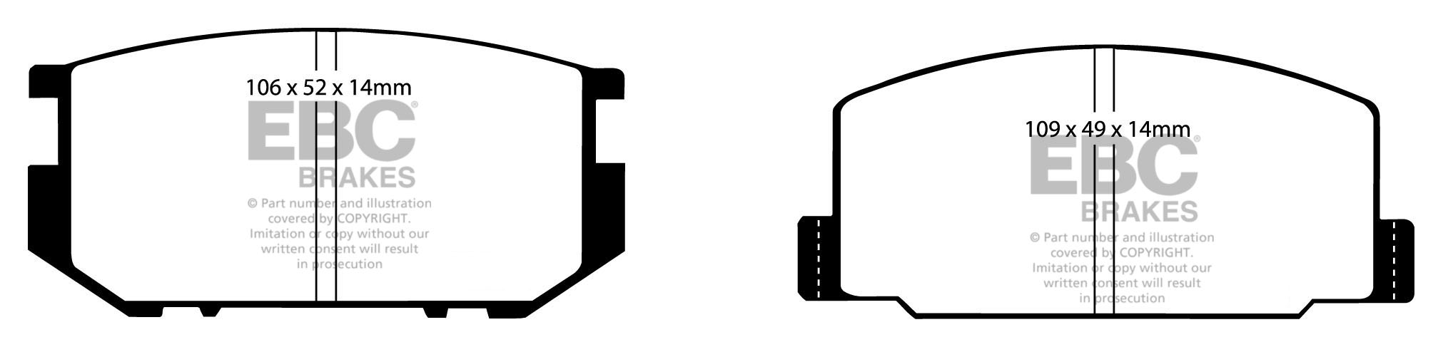 EBC Brake Pads - Ultimax