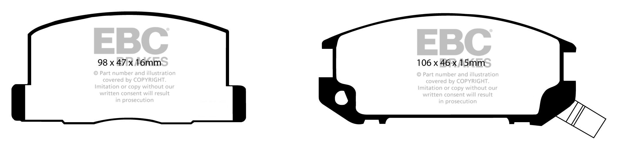 EBC Brake Pads - Ultimax