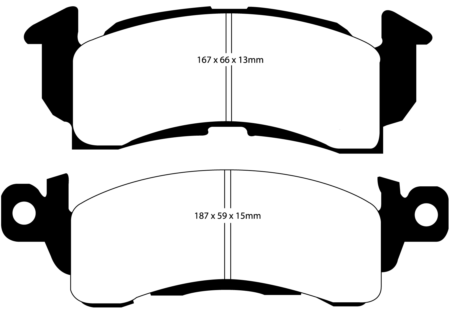 EBC Brake Pads - 6000 Series