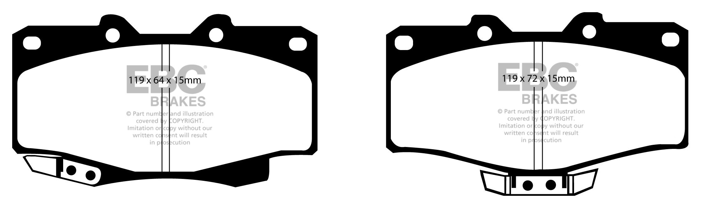 EBC Brake Pads - Ultimax