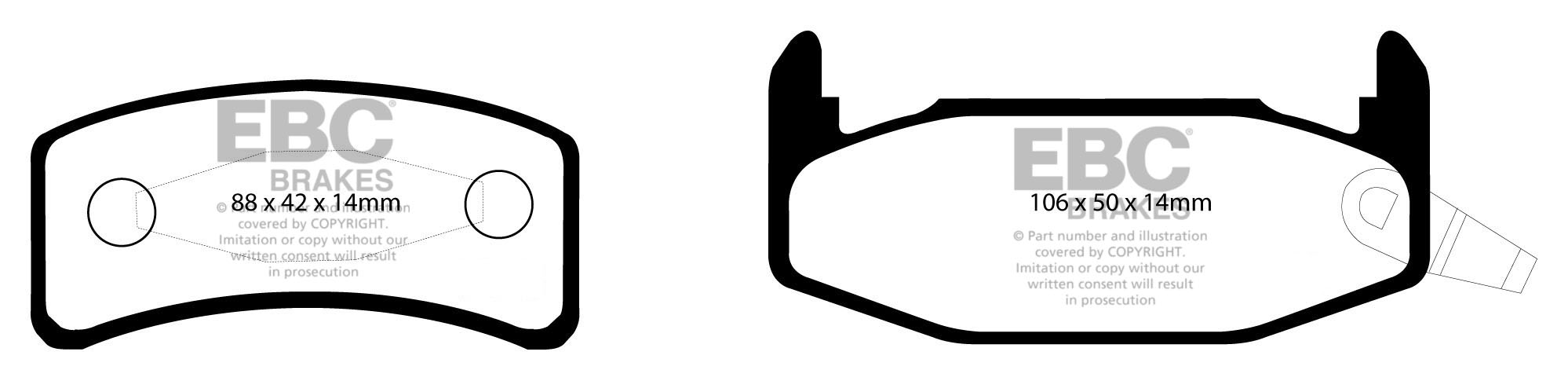 EBC Brake Pads - Ultimax