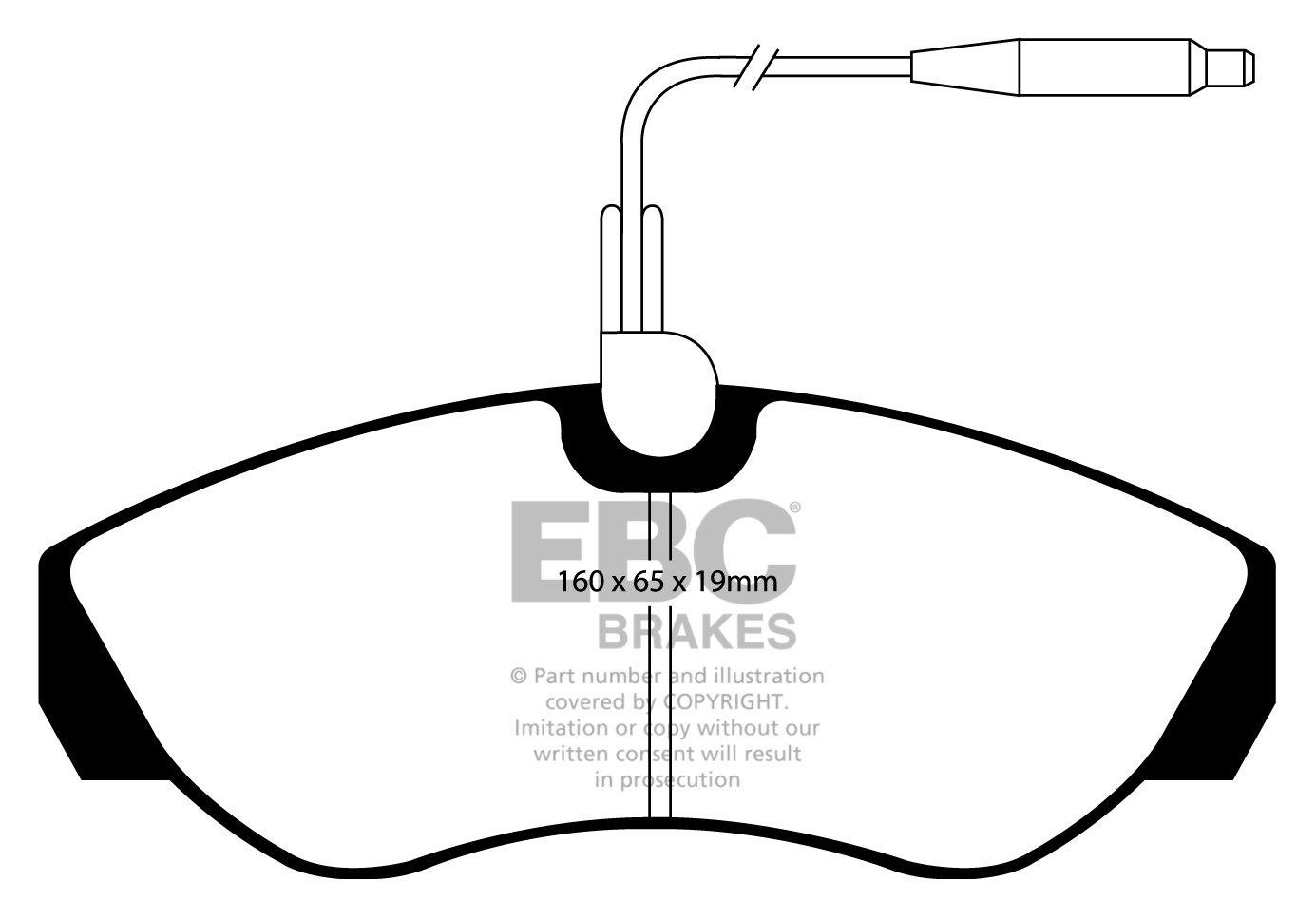 DPC1025 - EBC Brake Pads - Vanbrake