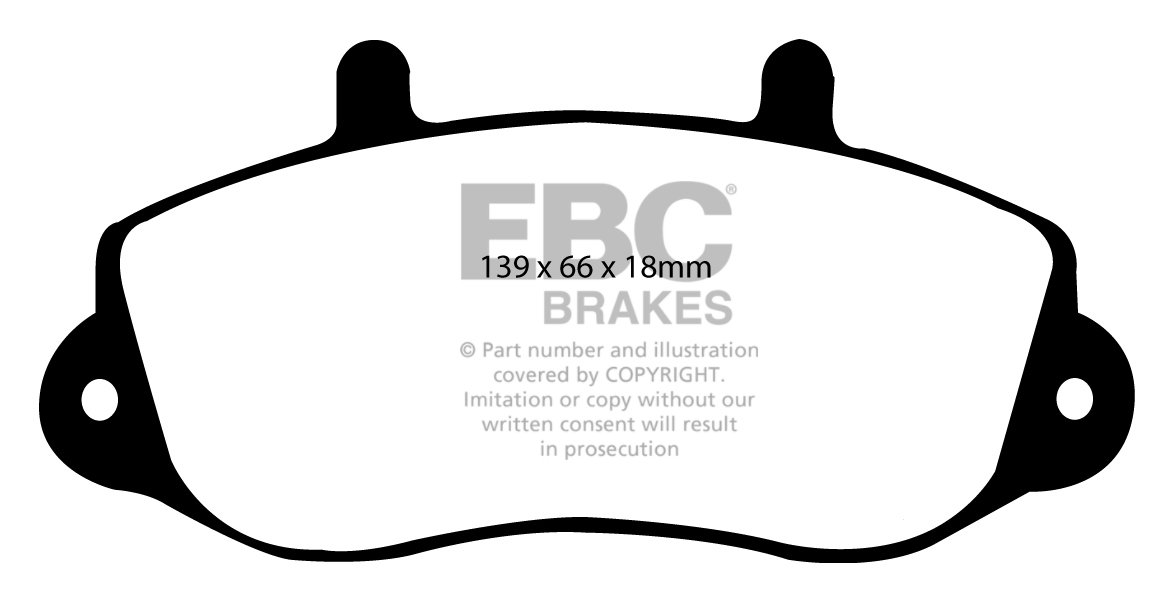 DPC1182 - EBC Brake Pads - Vanbrake