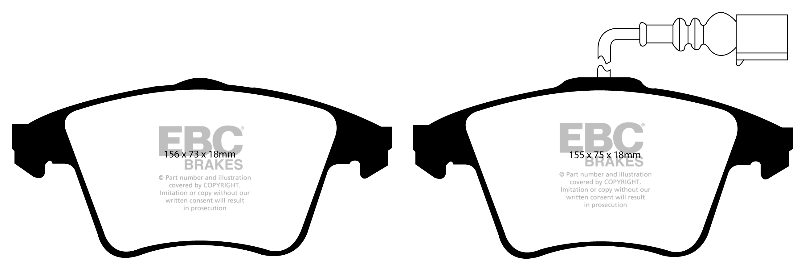 DPC1556 - EBC Brake Pads - Vanbrake