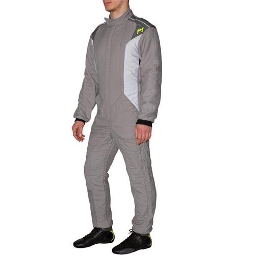 P1 Race Suit Smart-X3 Grey/Silver - Size 7